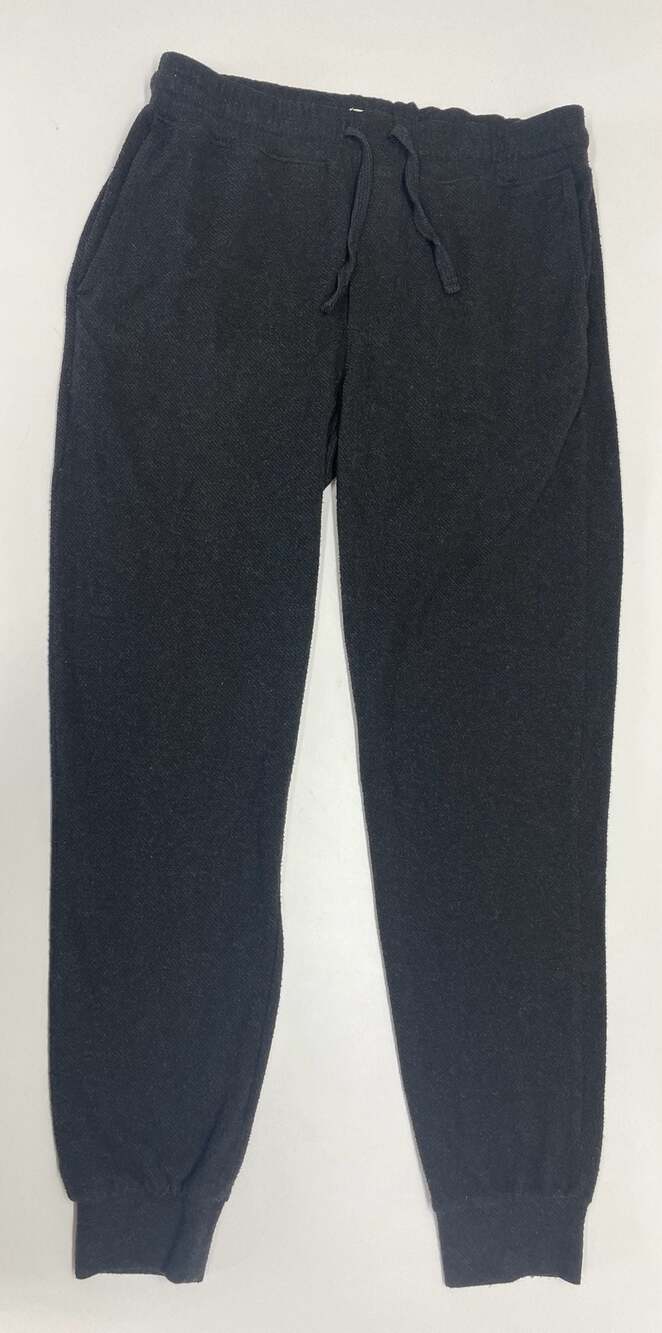 Faherty Men's Legend Heather Knit Joggers in Black Size Small - Piling Present